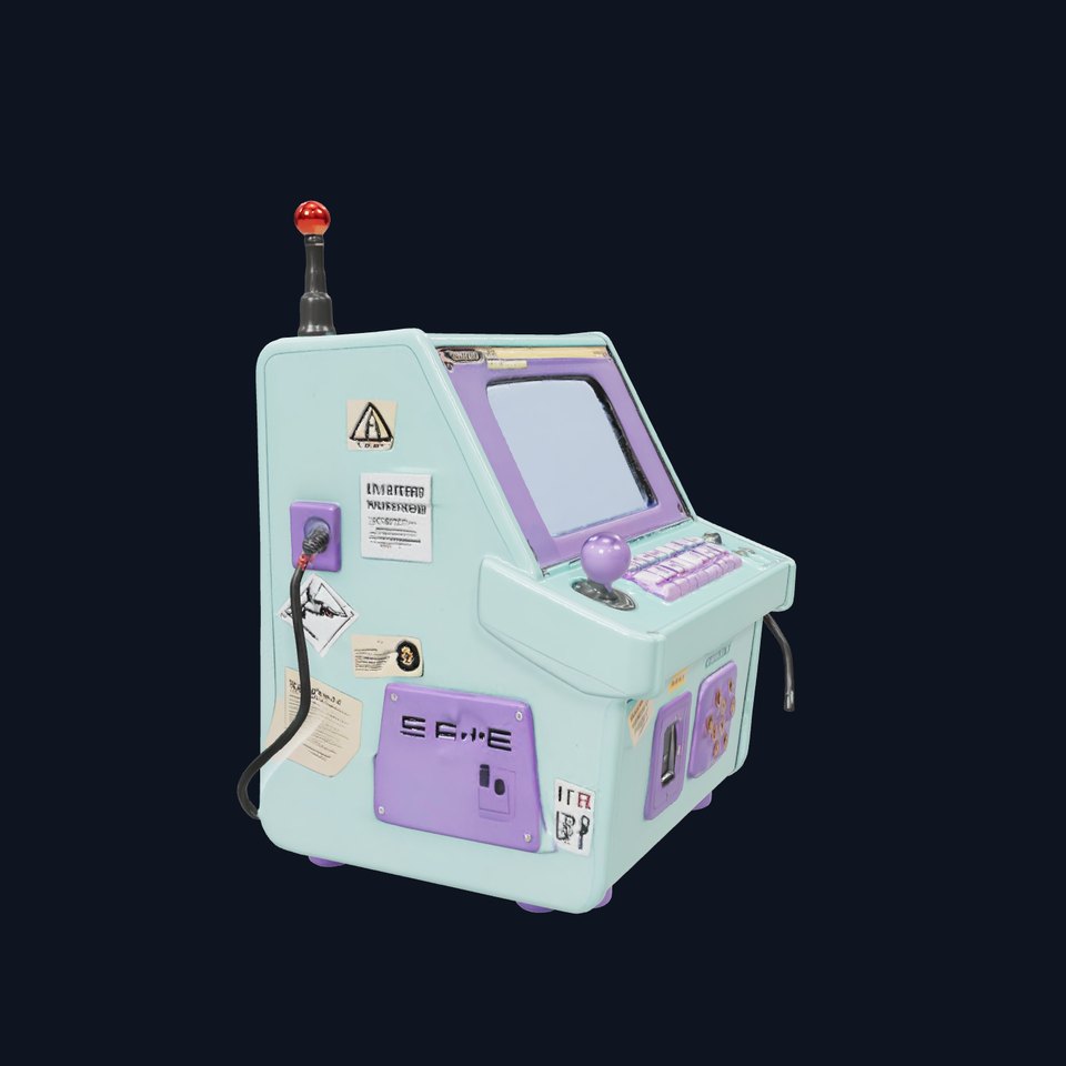 Retro Arcade Console model pack